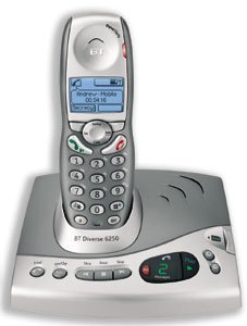 BT Diverse 6250 - DECT Cordless Phone - With Digital Answerphone