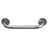 Duro-MedSteelKnurledGrabBar,Silver,16