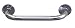 Duro-Med Steel Knurled Grab Bar, Silver, 32