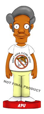 �ե��� Wacky Wobbler - The Simpsons: Apu �������� ������� ���᡼�� �ե��� �����꡼ ���� ư�� �̿���