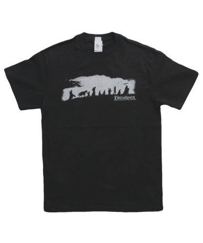 Lord of the Rings - The Fellowship Men's T-Shirt, Black, Large