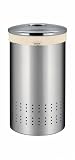 Brabantia 360220 50-Liter Laundry Bin, Brushed Stainless Steel
