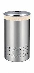 Brabantia 360220 50-Liter Laundry Bin, Brushed Stainless Steel