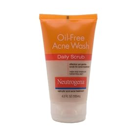 Neutrogena Oil-Free Acne Wash Daily Scrub, 4.2 Ounce