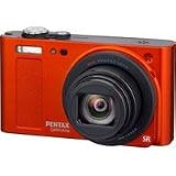 Pentax Optio RZ18 16MP Slim Digital Camera, 18x Zoom, 3 inch LCD Screen, Shake Reduction Image Stabilization, Face Detection, Orange