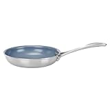 Zwilling TruClad Stainless Steel 8 inch Nonstick F...