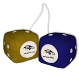 Baltimore Ravens NFL Fuzzy Dice