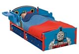 Thomas The Tank Engine Toddler Bed with Storage - including Deluxe Foam Mattress