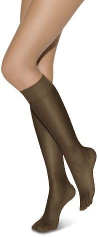 L'Eggs Everyday Knee Highs St 10 Pair, Onesize-Off Black ( Pack of 3)