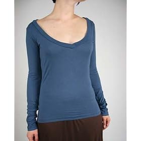 Buy Alternative Apparel Ladies Sheer Long Sleeve V-Neck T shirt. AA5064