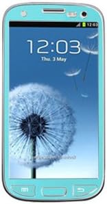 Samsung Galaxy S3 I9300 Aluminium Protective Sticker Skin Full Body Matte Anti Finger Anti Glare Screen Protector Guard Film For Luxury Looks Diamond Cutting SIII (Mint)