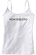 MONTENEGRO - Country Series - White Women's / Girls Camisole (Girlie / Babydoll)