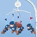 Sporting Goods : New York Giants NFL Football Infant BABY MOBILE Shower Gift Etc.