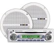 Dual MX-CP40 100 Watt AM/FM/CD Marine Receiver w/ Detachable Face and Speaker