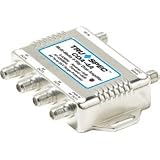 BiDirectional 4Way 1GHz CATV Drop Amplifier with Active Return Quad output