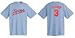 Harmon Killebrew Minnesota Twins Light Blue MLB Throwback 2 Sided Short Sleeve Tee Shirt By Majestic (M=40)