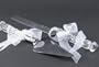 PARIS CRYSTAL CAKE KNIFE/ SERVER.