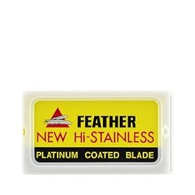 30 Feather Hi-Stainless Double Edge Safety Razor Blades