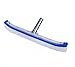 18″ Curved Swimming Pool Spa Cleaner Aluminum Wall Brush Vacuum Head-pp Bristle