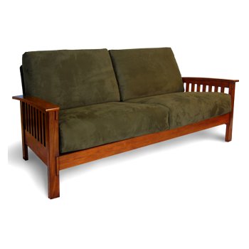Mission Sofa - Olive Microfiber