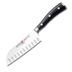 Wusthof Classic Ikon Santoku, Hollow Edge
