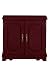 Queen Anne Two-door Lowboy With Wood Doors