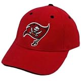 NFL TAMPA BAY BUCCANEERS BUCS RED COTTON VELCRO HAT CAP