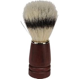 Kingsley Bristle Shave Brush Dark Wood Handle