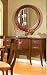 Kitchen & Housewares : Broadway Cherry Veneer Server With Mirror