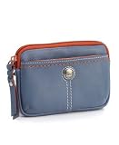 Fossil Women's Leather Pouch - Weekender Pouch (Color: Green)
