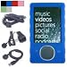 (4 in 1) Kroo Silicone Skin for Microsoft Zune 80GB with Stand and Armband + Car Chager + Travel Charger + USB Data Cable for Microsoft Zune 80GB (Many Color Available).