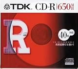 TDK CD-Rデータ用650MB 48倍速 5mm厚ケース入り [CD-R74TFS]の画像