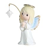 Precious Moments Mini Angel With Dangle Star Figurine "And They Followed The Star"