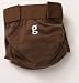 gDiapers Brown Little gPant - Large
