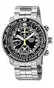 Seiko Men's Flight Alarm Chronograph Watch #SNA411