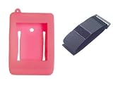 I-River IRiver Clix U10 Silicon Skin MP3 Case Cover with Adustable Sports Armband (Pink)