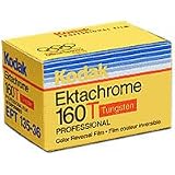 Kodak Ektachrome 160T EPT Tungsten Color Slide Film ISO 160, 35mm Size, 36 Exposure, Transparency, (Made in USA for International Use)