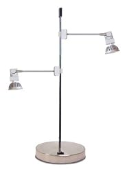 Two Light Cubix LED Desk Lamp