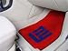 New York Giants NFL Car Mats 2-PC Front