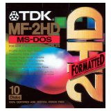 TDK 3.5" Floppy Disk 2HD Formatted (10 Pack)