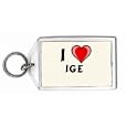 I Love Ige Keychain