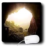 Scenes from the Past Magic Lantern Slide - Hoosac Railroad Tunnel Massachusetts - Mouse Pads