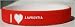 I Love Laurentia Custom Wristband