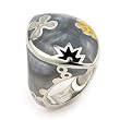 Grey Designo Marquise Ring