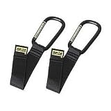 Rip-Tie Black Carabiner Cable Carrier, 2-Pack