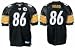 Hines Ward Pittsburgh Steelers #86 Authentic Reebok NFL Football Jersey (Black)