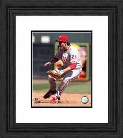 Framed Chase Utley Philadelphia Phillies Photograph