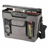 Search : Eldon 25633 Eldon Mobile Manager Padded File Box, 15-1/2w x 7d x 11-5/8h, Gray