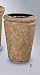 Milano 33 Gallon Waste Receptacle-Bisque Finish