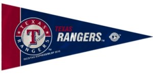Texas Rangers MLB Mini Pennants - 8 Piece Set